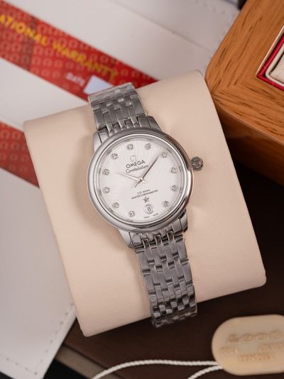 Omega Constellation 27.4mm for Women 33mm for Men Quartz Movement 316L Steel Watch